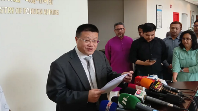 বাংলাদেশে তৃতীয় পক্ষের হস্তক্ষেপ চায় না চীন: রাষ্ট্রদূত